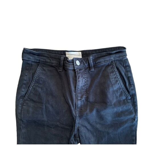 Everlane The Slim Leg Crop Pants Jeans in Black Women's Size 8 - Picture 5 of 9